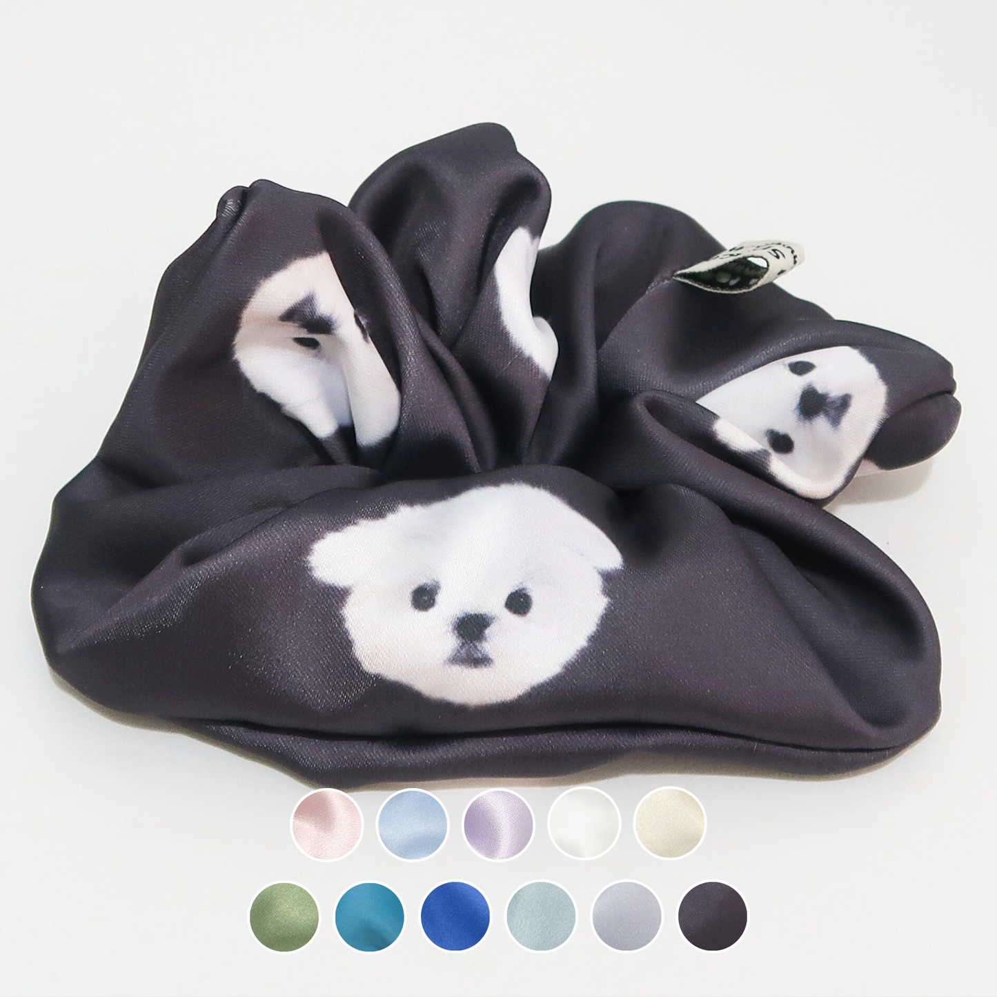 Hair Scrunchie - Maltese Dog