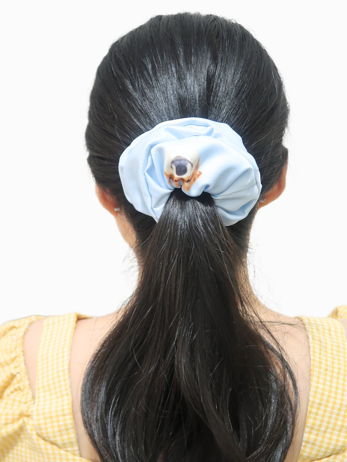 Hair Scrunchie - Smiling Shiba Inu