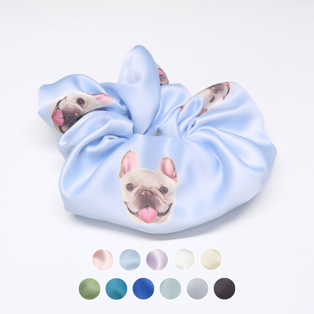 Hair Scrunchie - French Bulldog