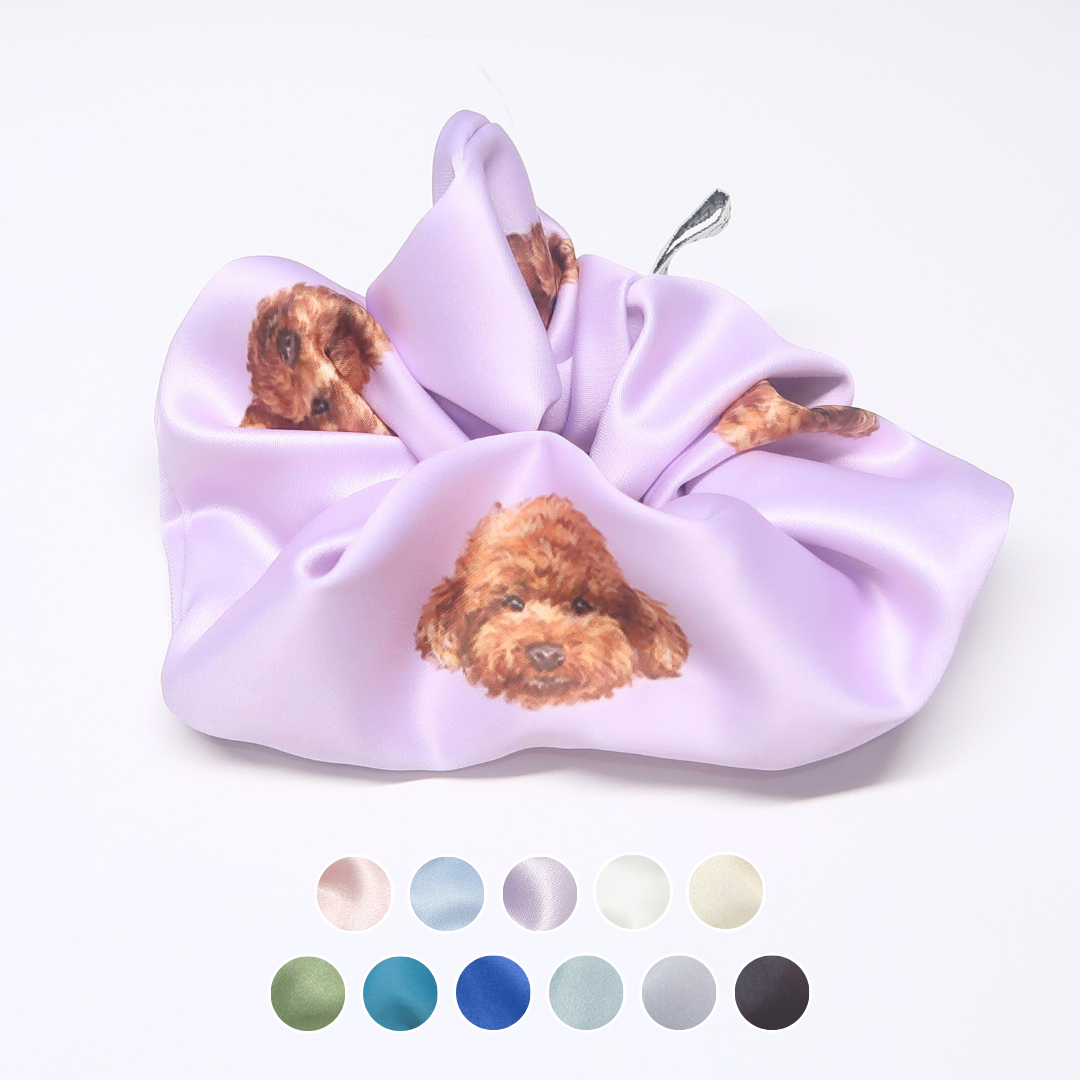 Hair Scrunchie - Poodle