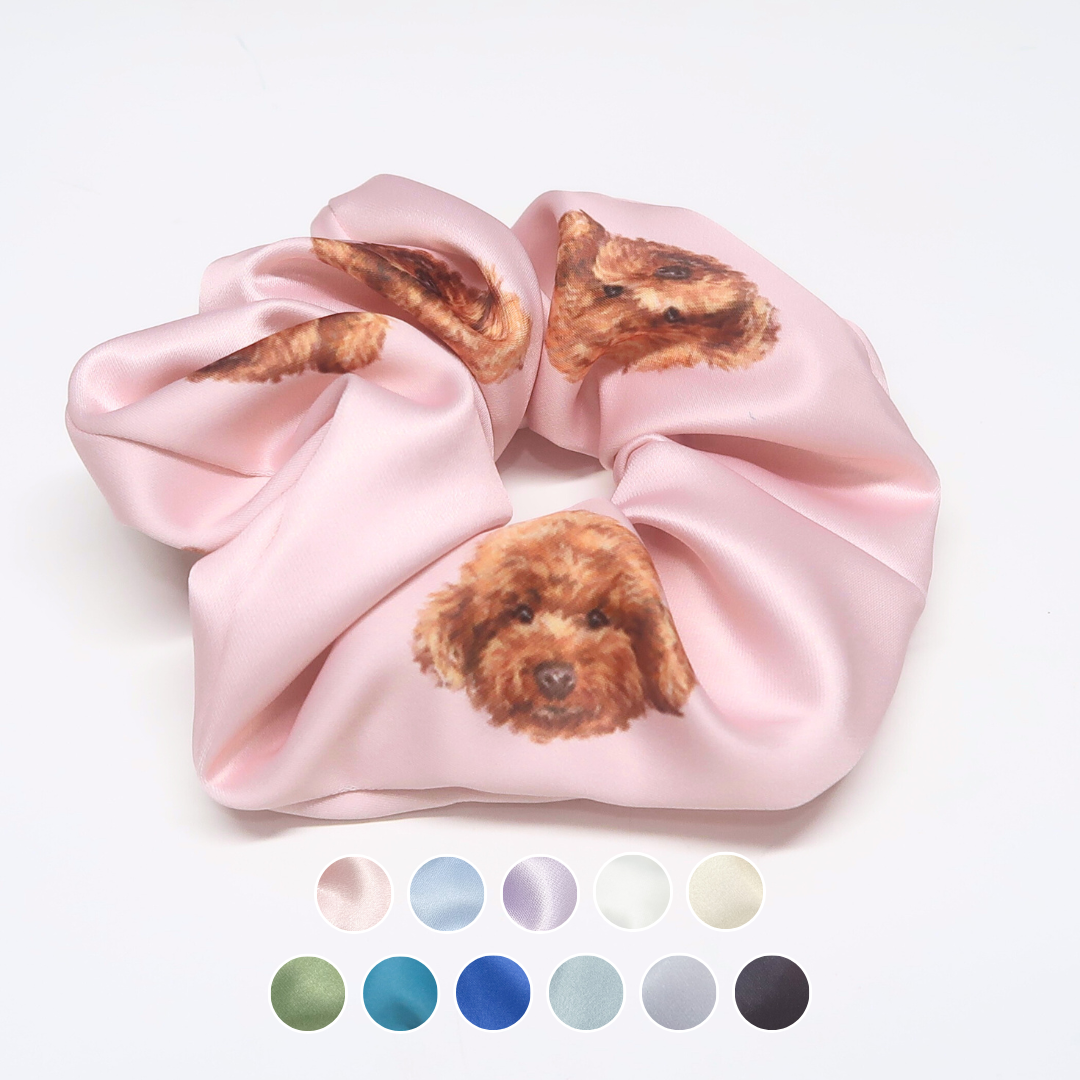 Hair Scrunchie - Poodle