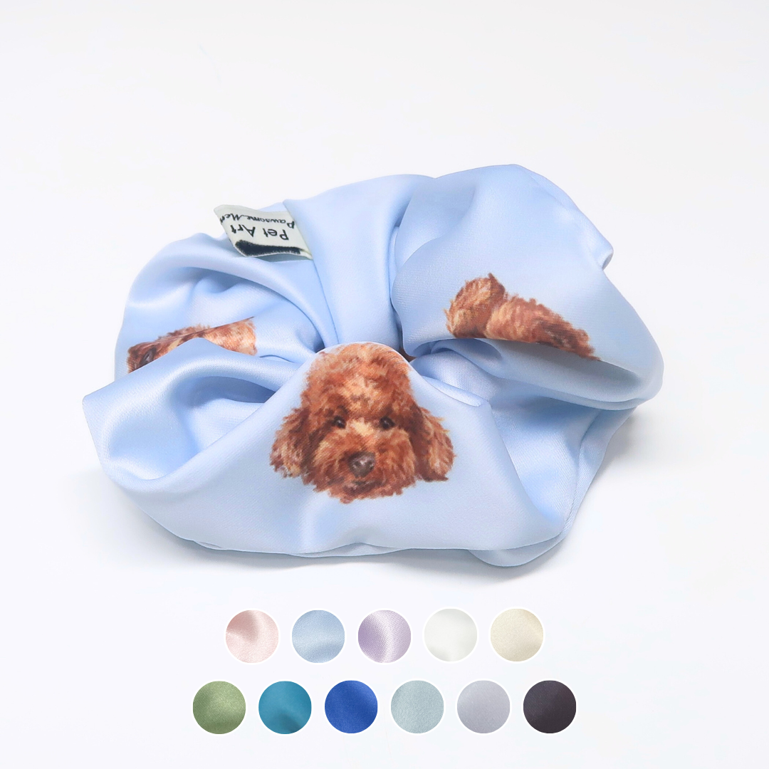 Hair Scrunchie - Poodle