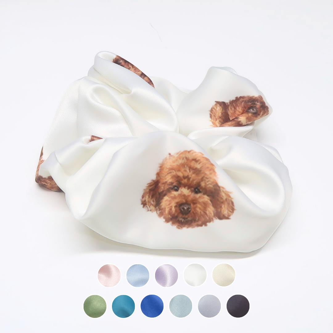 Hair Scrunchie - Poodle