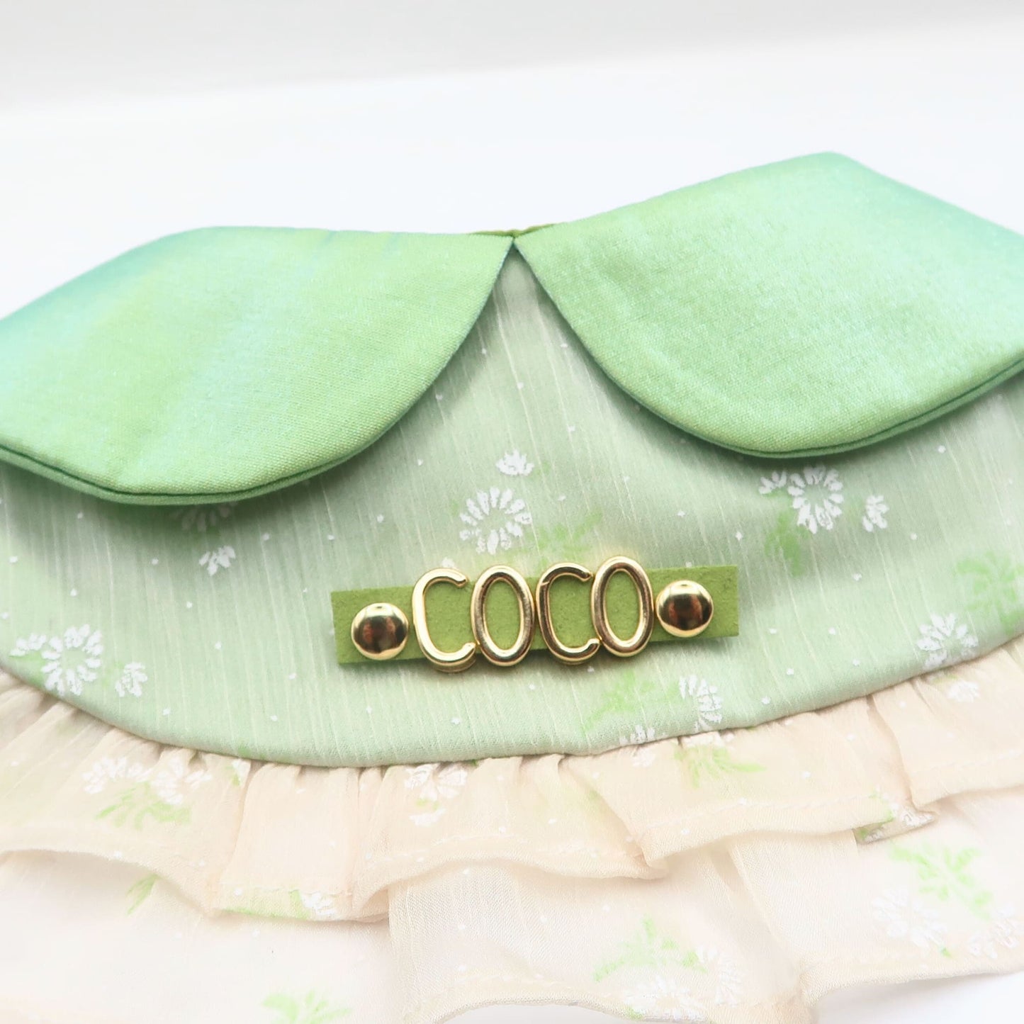 Custom Pet Bandana - Emerald Dewdrop