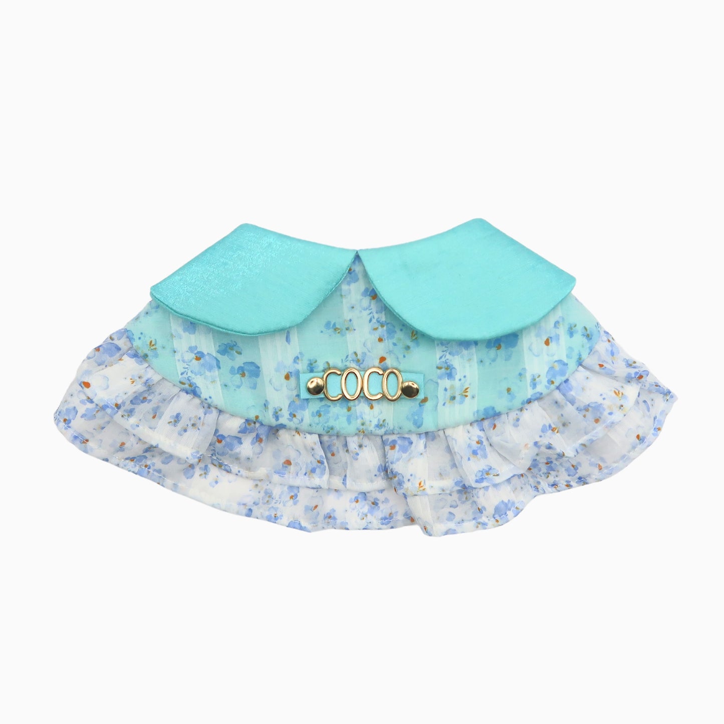 Custom Pet Bandana - Azure Garden