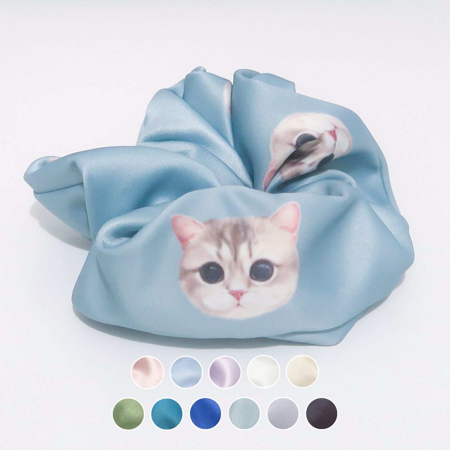 Hair Scrunchie - Golden British Shorthair Cat