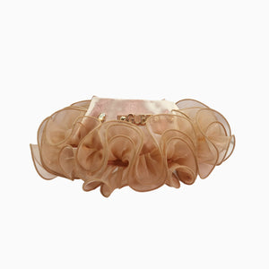 Royal Satin Bloom Champagne - Custom Pet Bandana