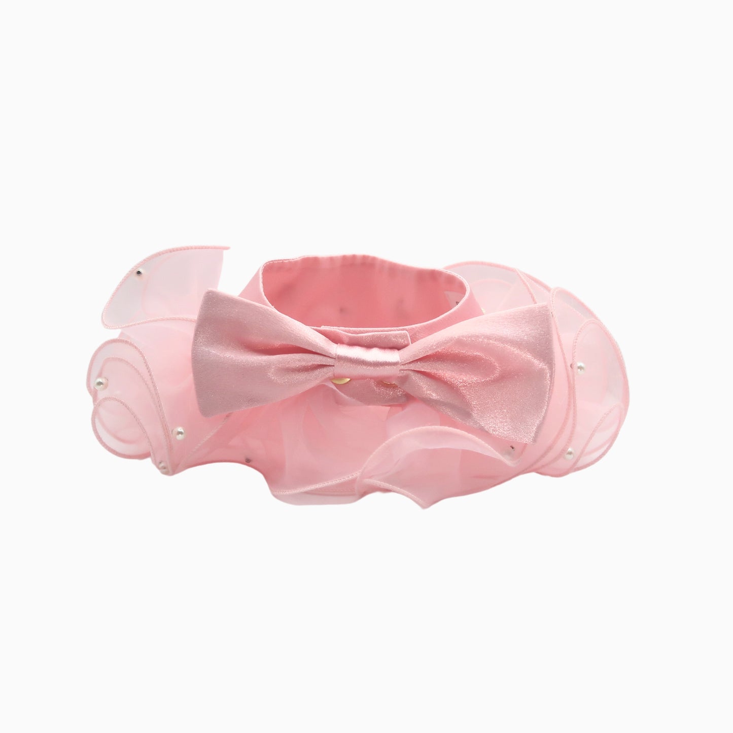 Royal Satin Bloom Pink - Custom Pet Bandana