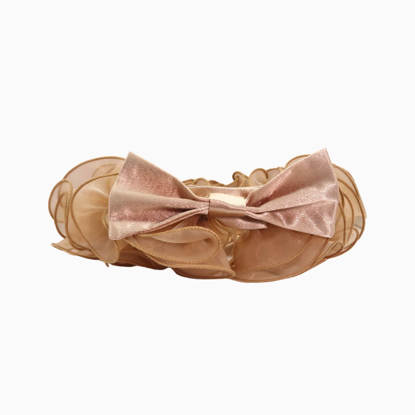 Royal Satin Bloom Champagne - Custom Pet Bandana