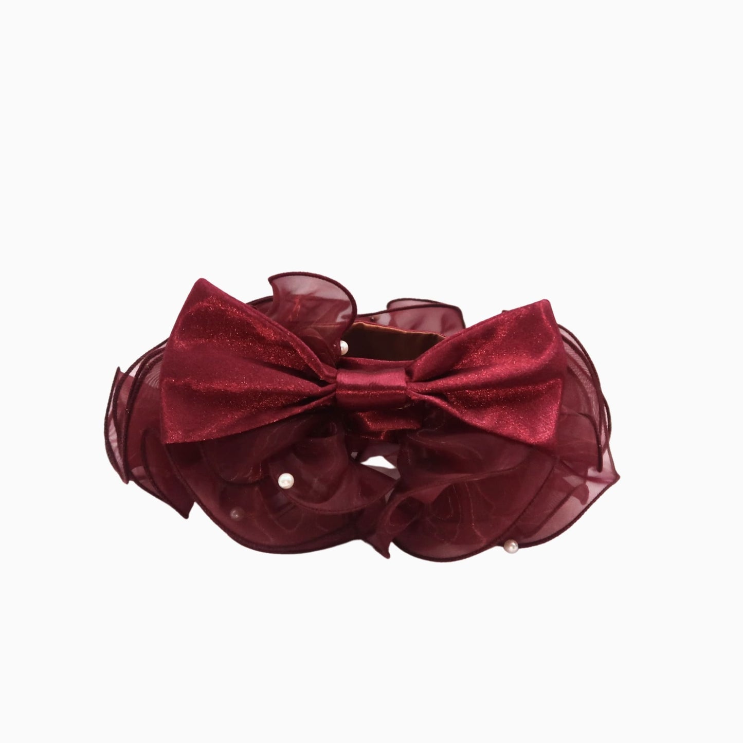 Royal Satin Bloom Ruby - Custom Pet Bandana