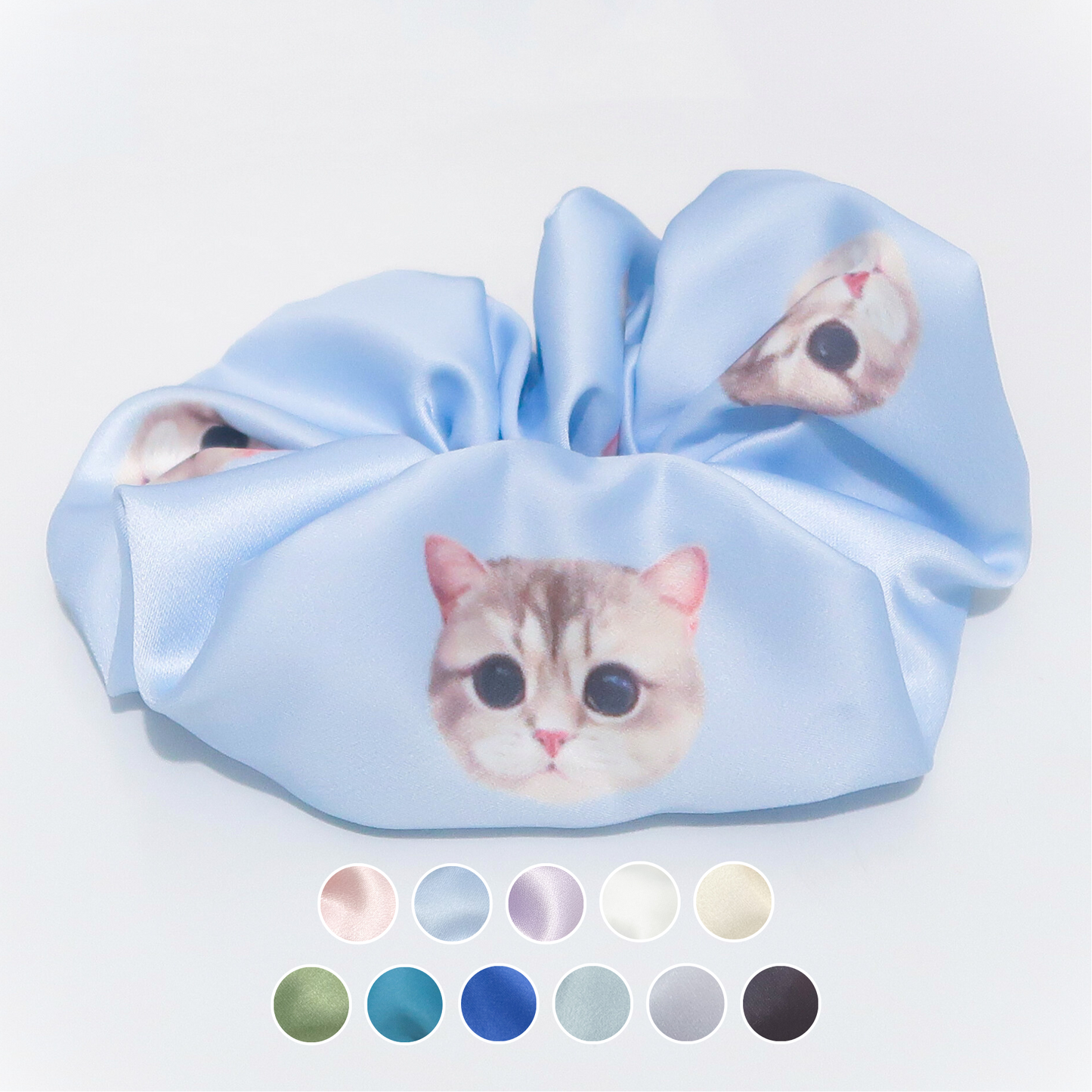 Hair Scrunchie - Golden British Shorthair Cat