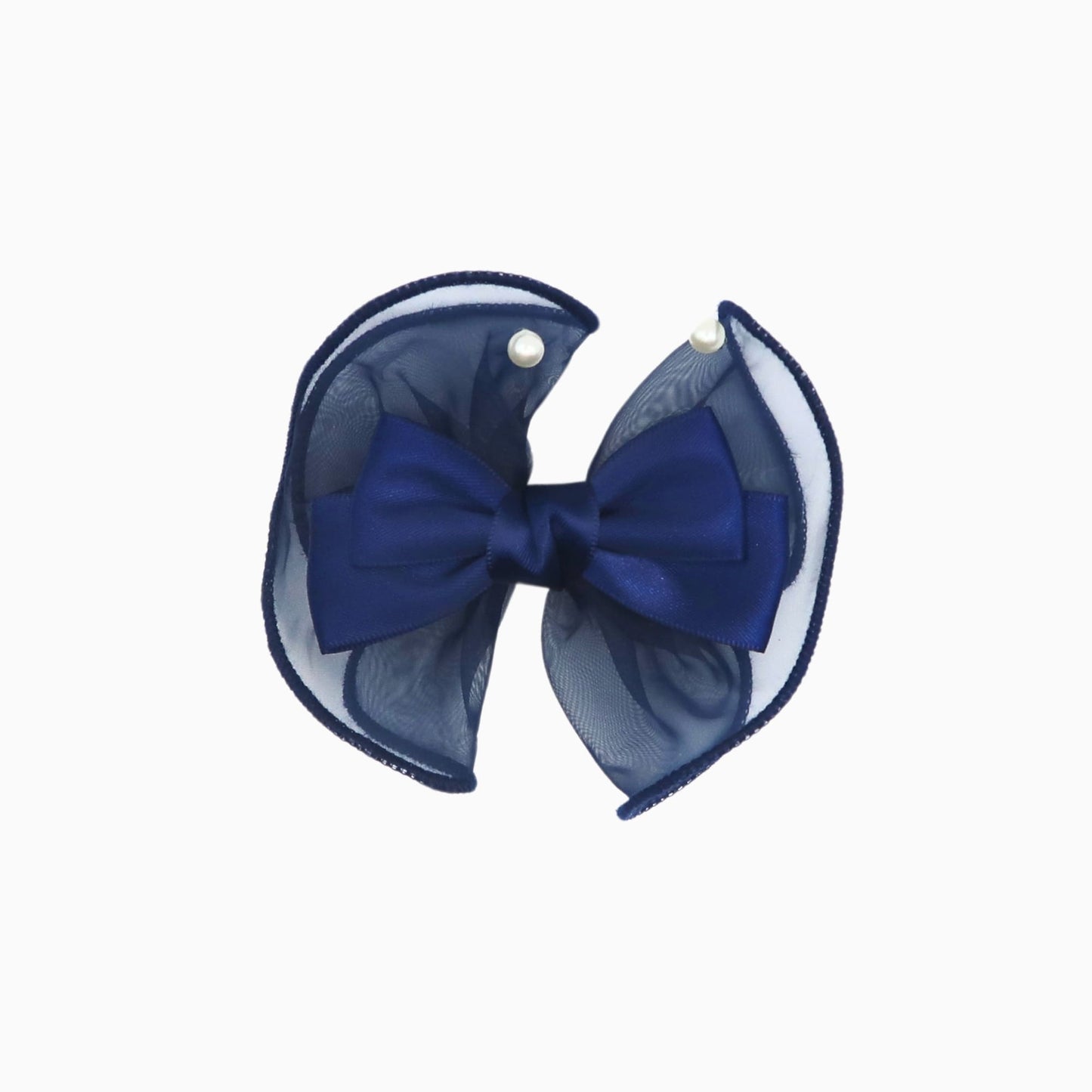 Royal Satin Bloom Sapphire - Custom Pet Bandana
