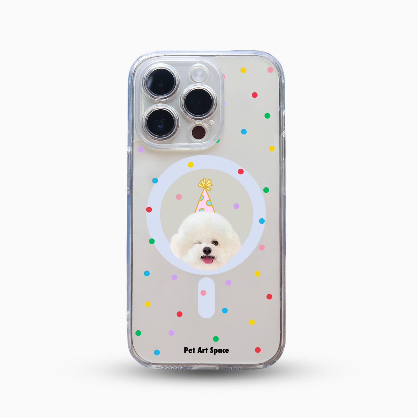 A Happy Place for 1 pet - MagSafe Clear Case