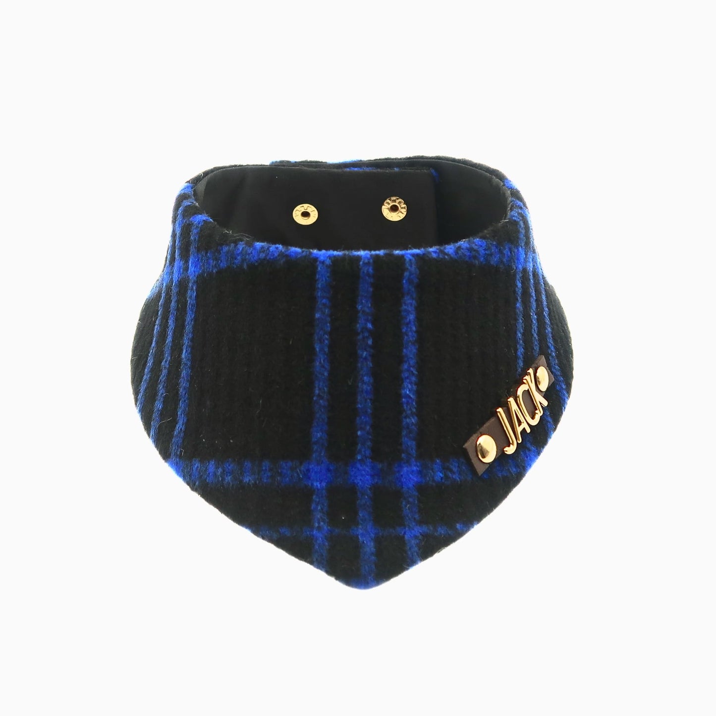 Custom Pet Bandana - Midnight Plaid