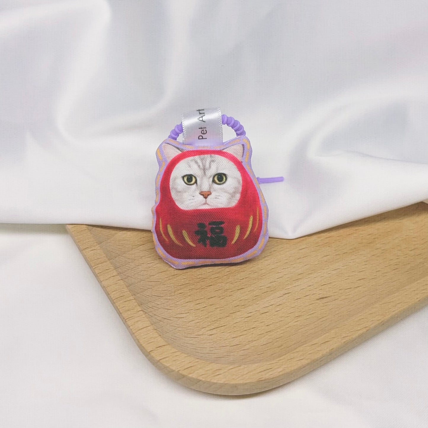 Pet in DARUMA doll - British Shorthair (Silver-black)