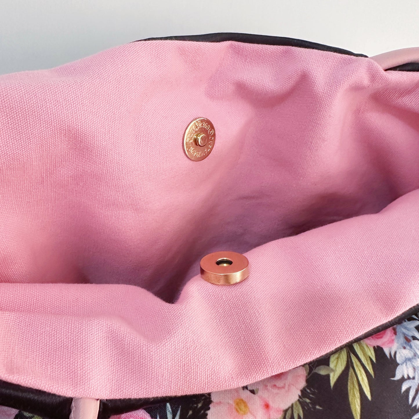 Custom Flower Satin Bag