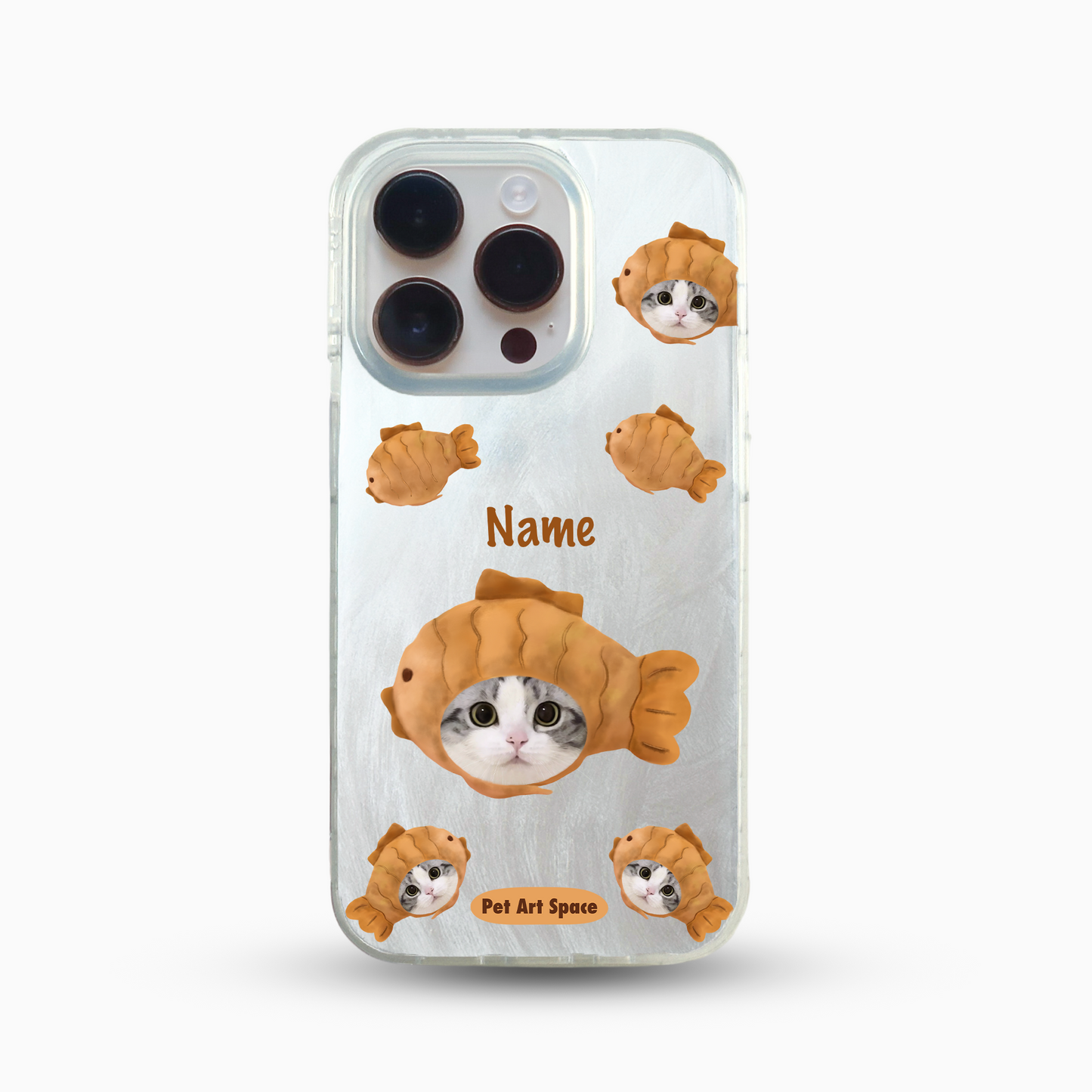 I Love Fish Shaped Pastry for 1 pet - IMD Double Layer Case
