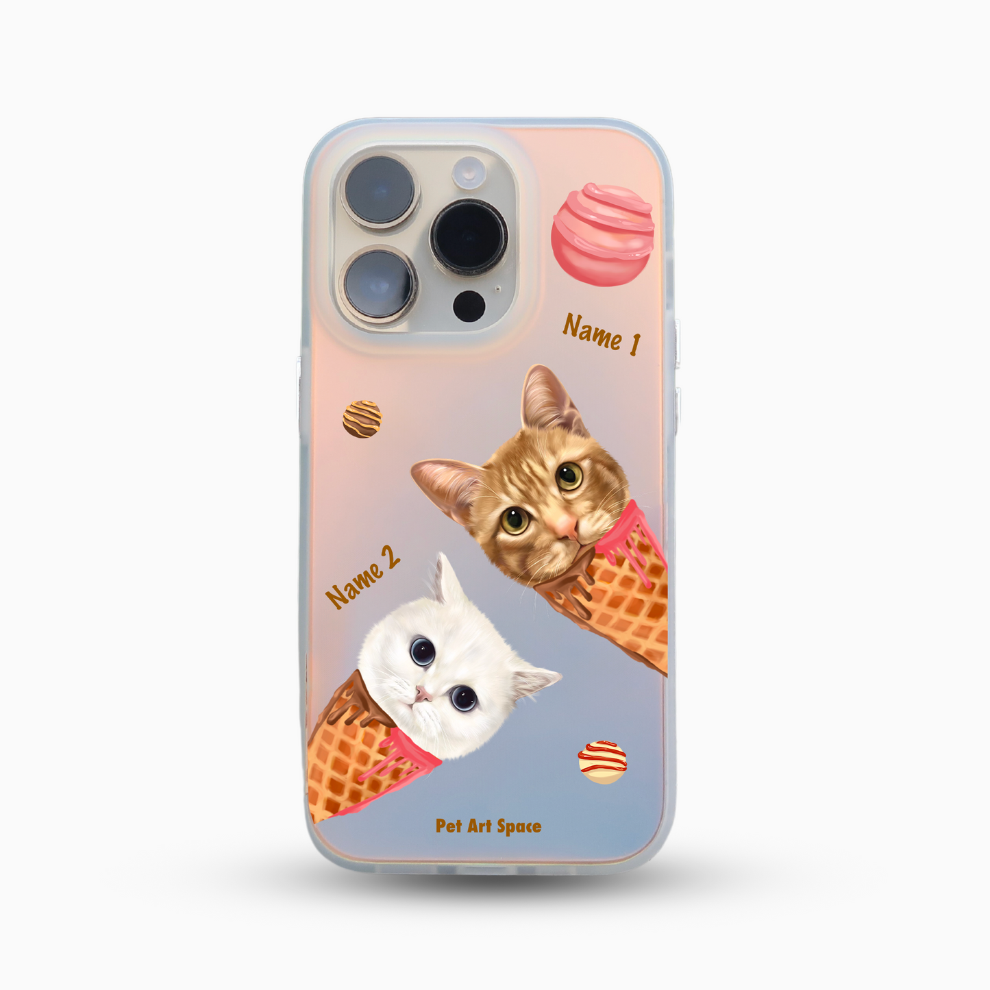 Ice Cream B for 2 pets - Golden Light Case