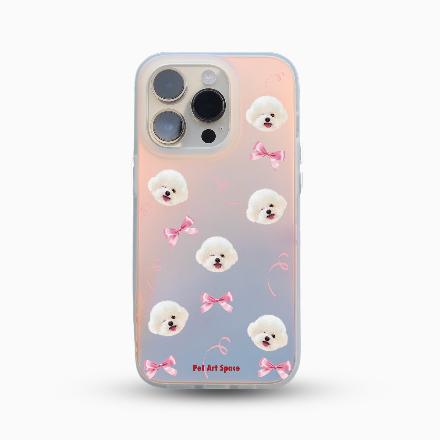 Pink Bow for 1 pet - Golden Light Case