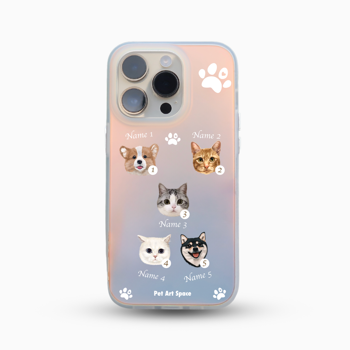 Paws for 5 Pets - Golden Light Case