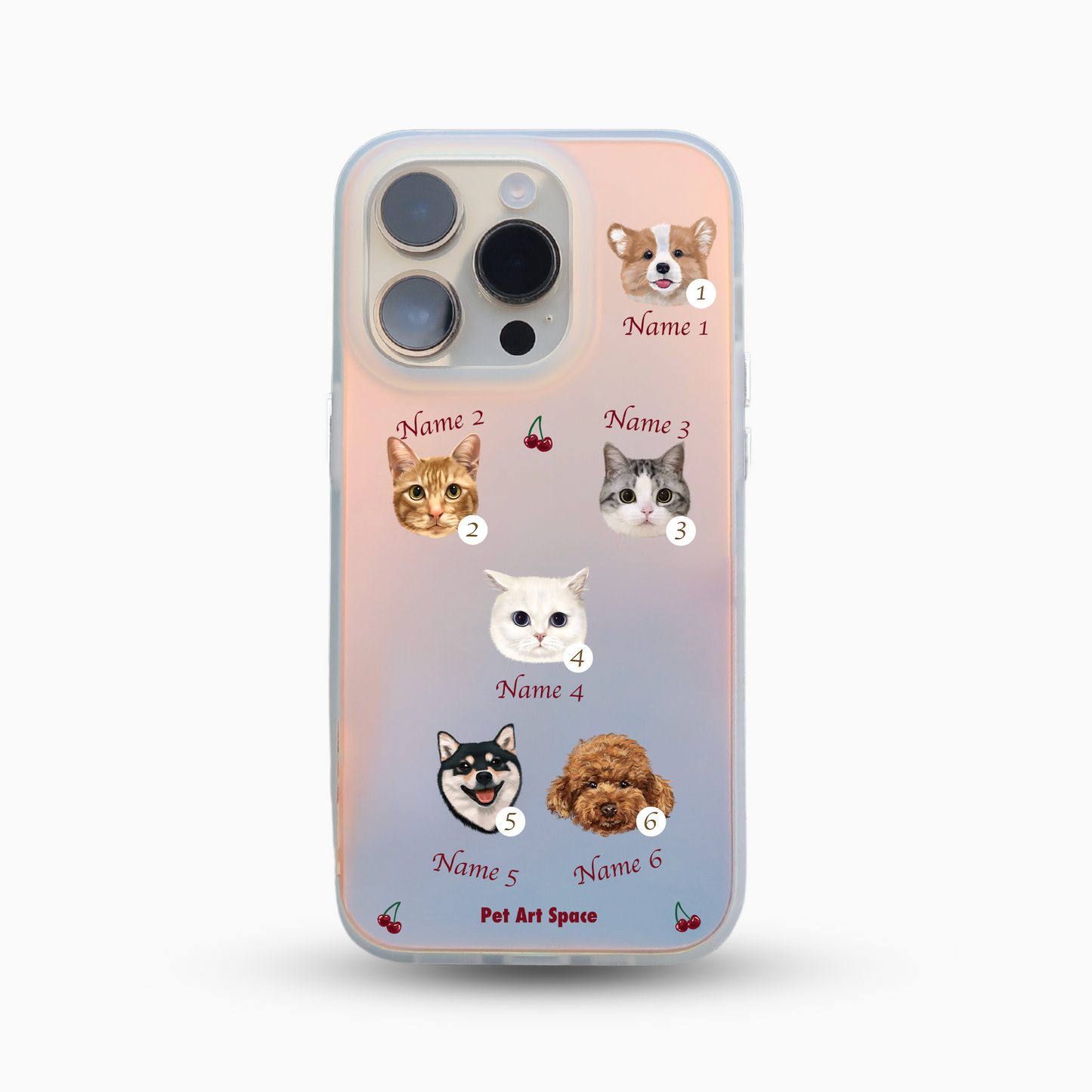 Cherry for 6 Pets - Golden Light Case