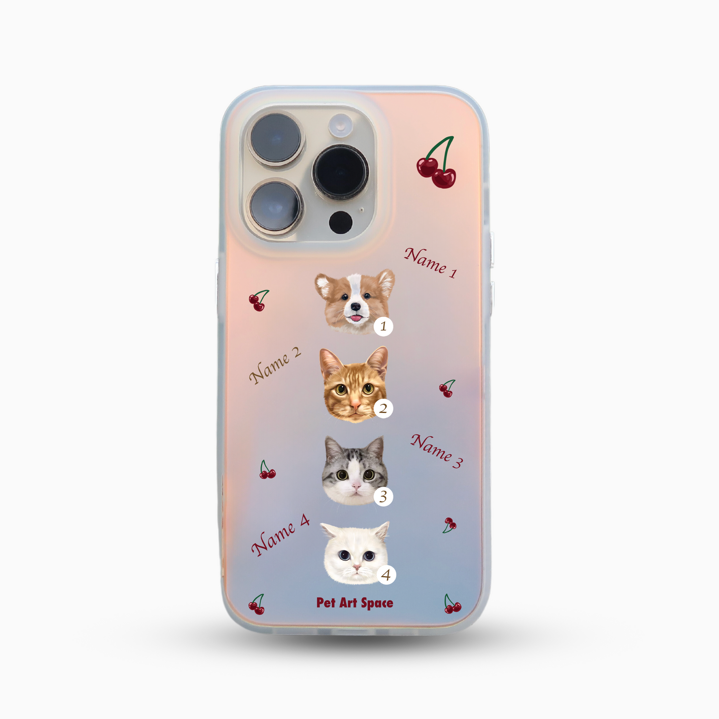 Cherry for 4 Pets - Golden Light Case