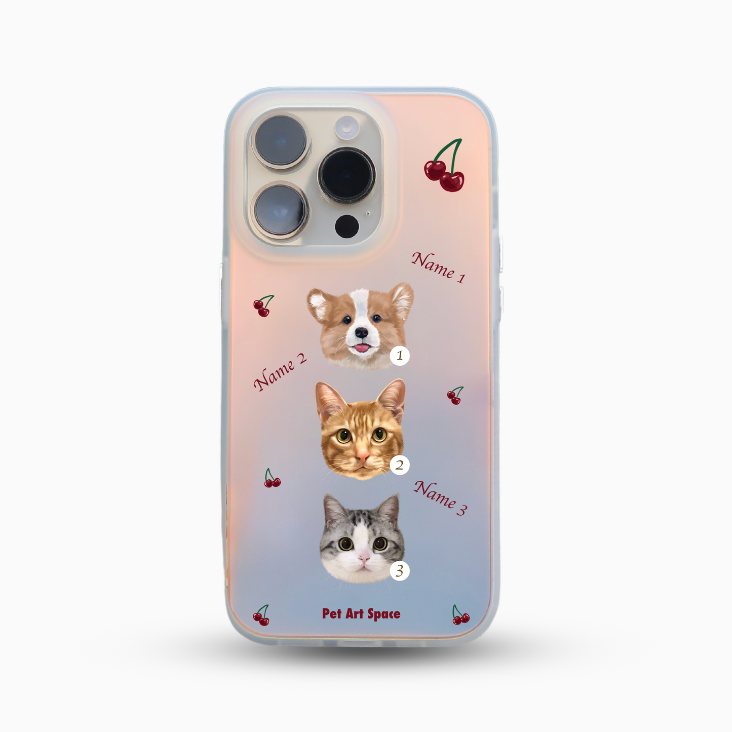 Cherry for 3 Pets - Golden Light Case
