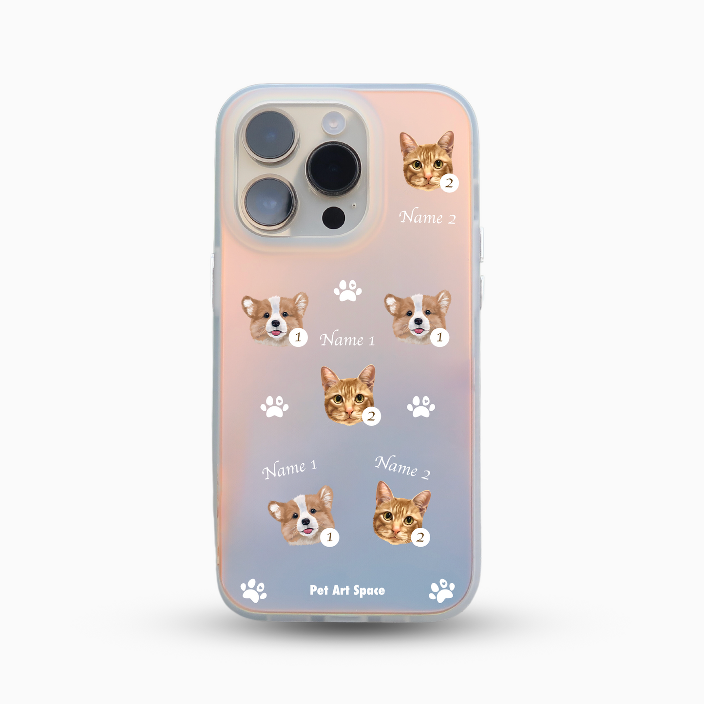 Paws A for 2 Pets - Golden Light Case