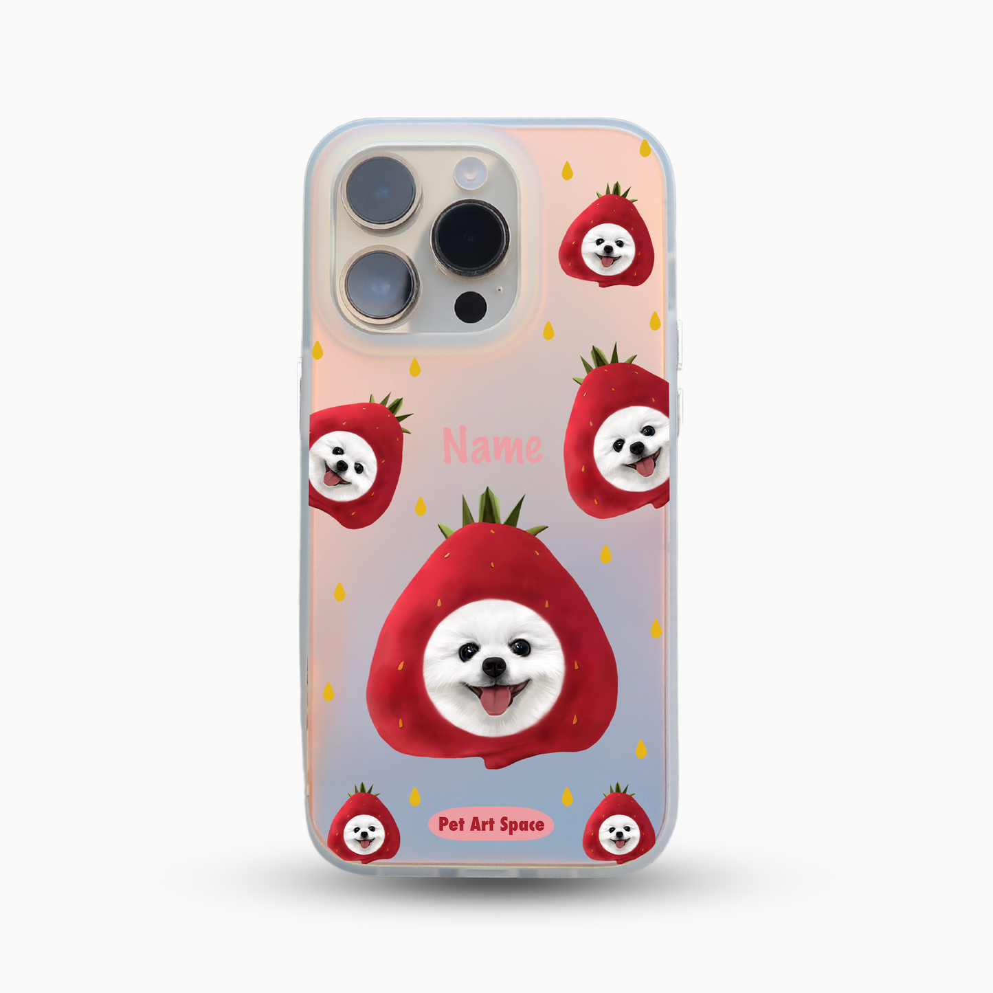 I Love Strawberry for 1 pet - Golden Light Case