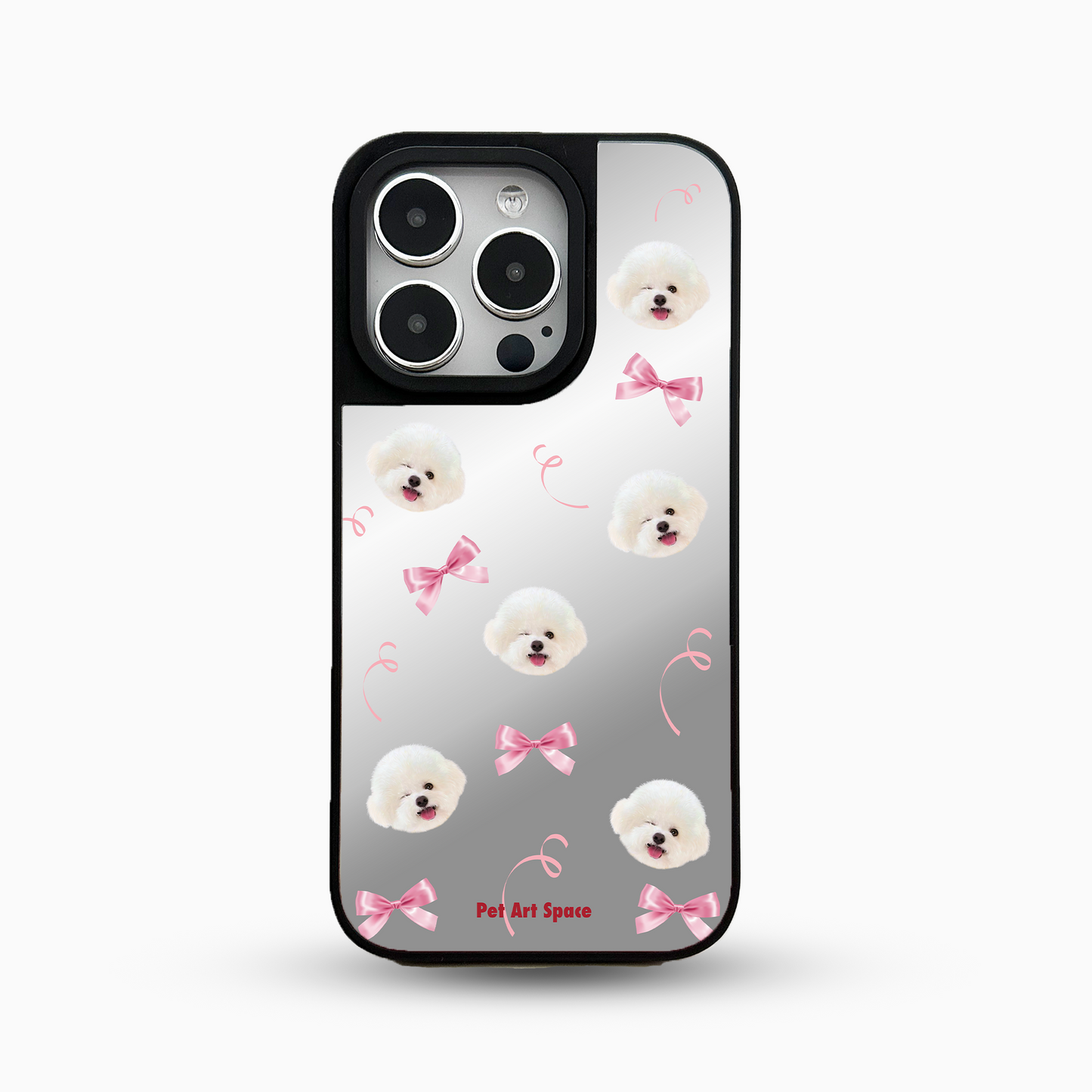 Pink Bow for 1 pet - Mirror Case B MagSafe