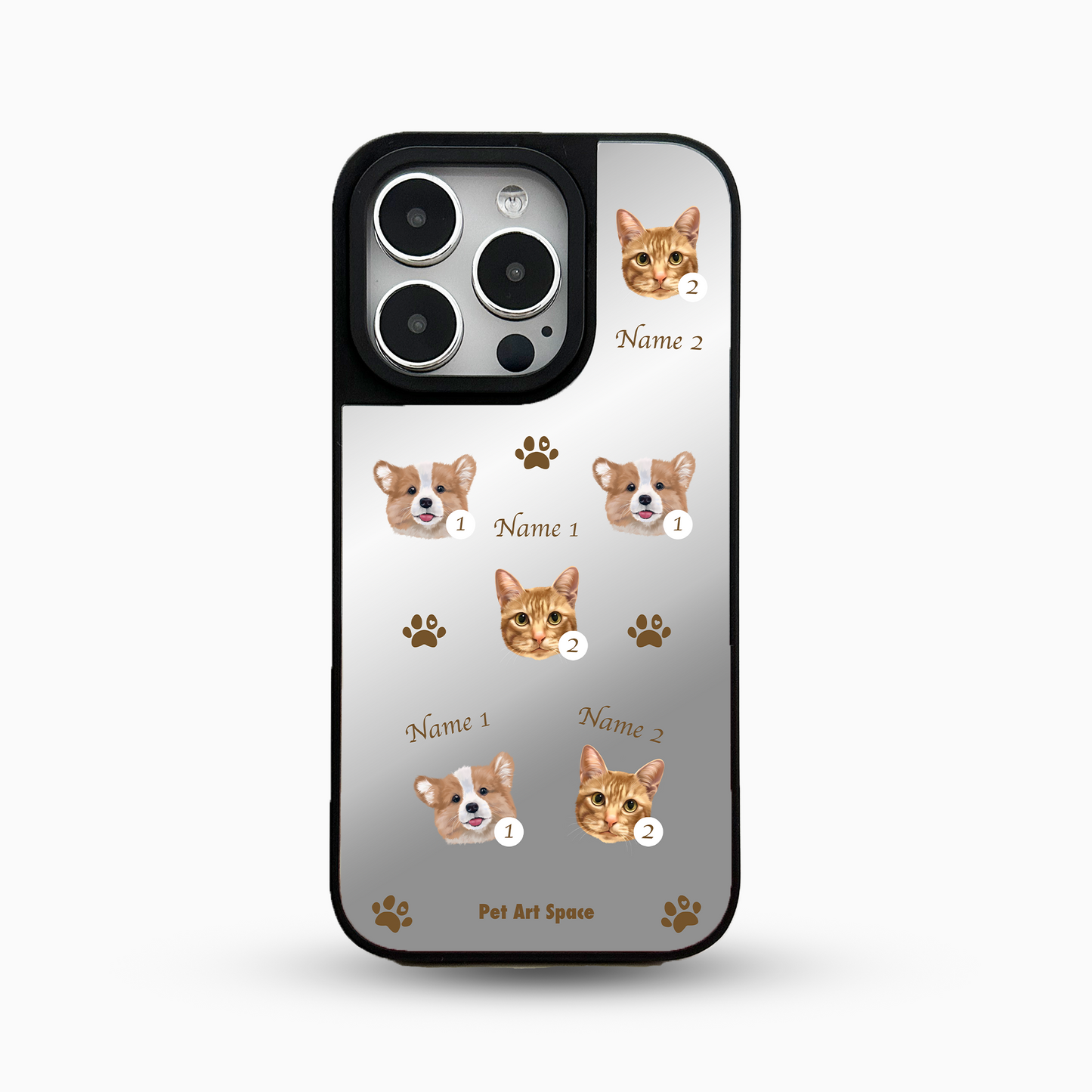 Paws A for 2 Pets - Mirror Case B MagSafe