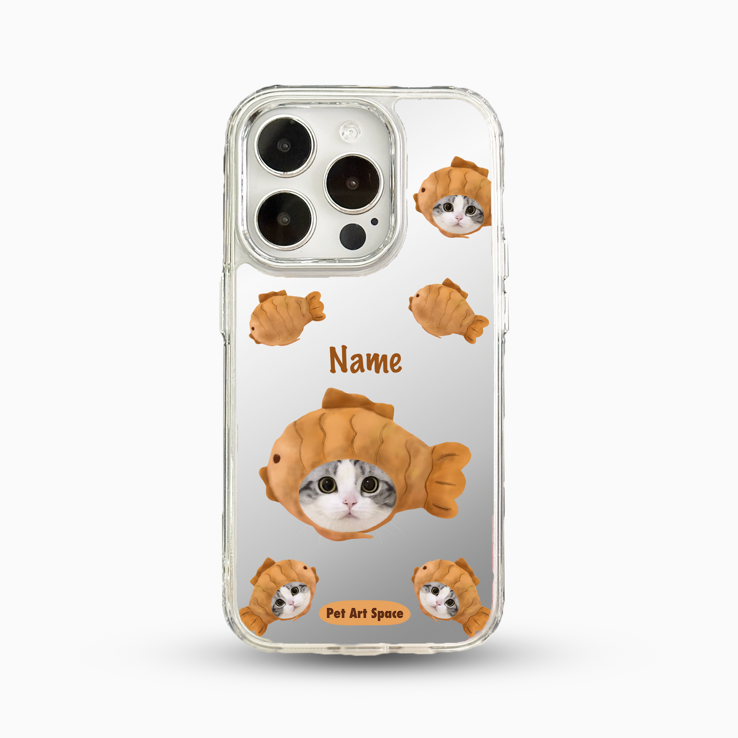 I Love Fish Shaped Pastry for 1 pet - Mirror Case C