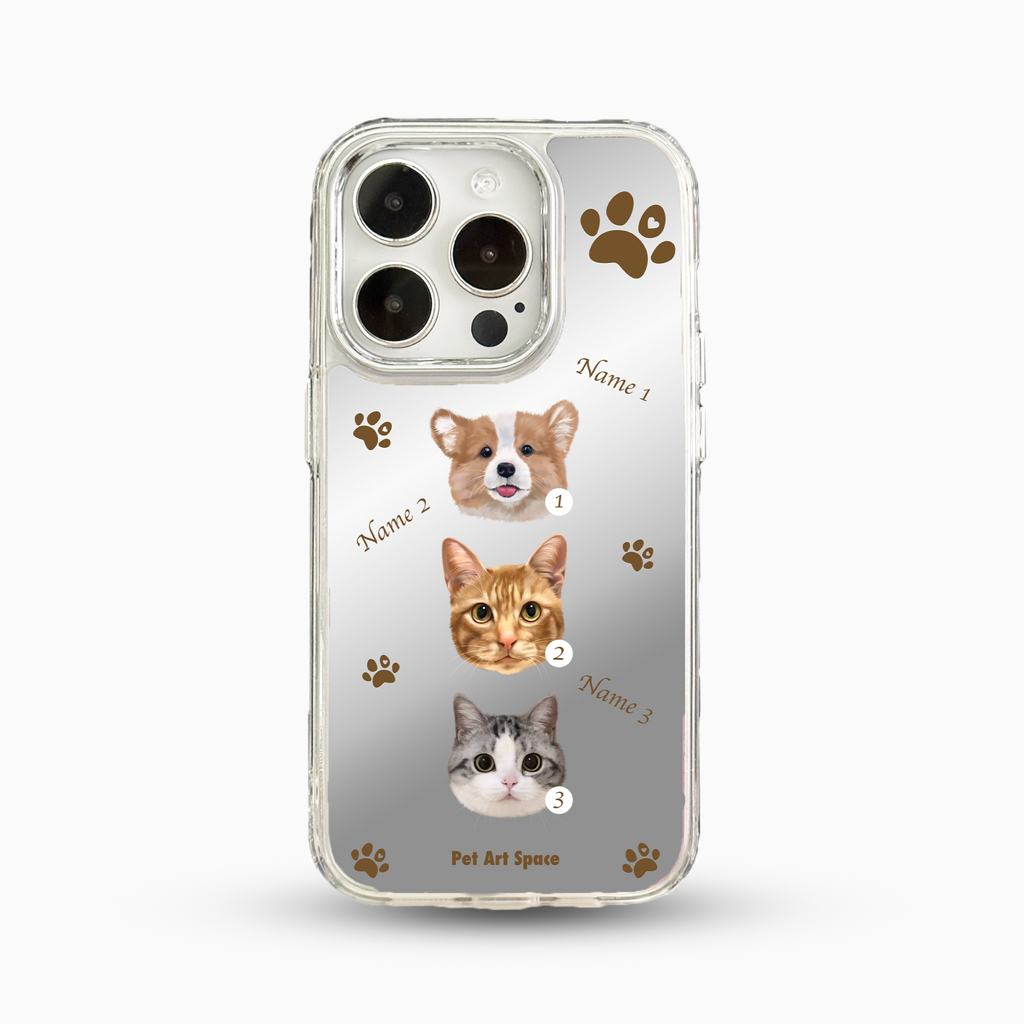 Paws for 3 Pets - Mirror Case C