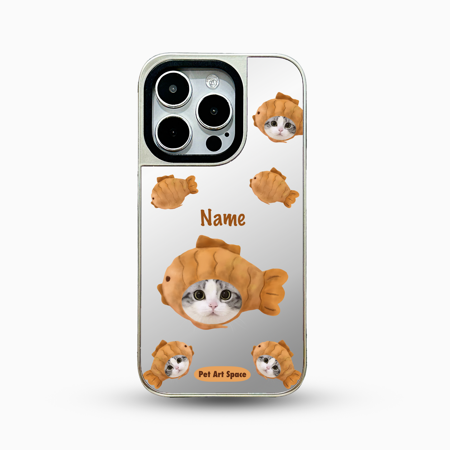 I Love Fish Shaped Pastry for 1 pet - Mirror Case D MagSafe