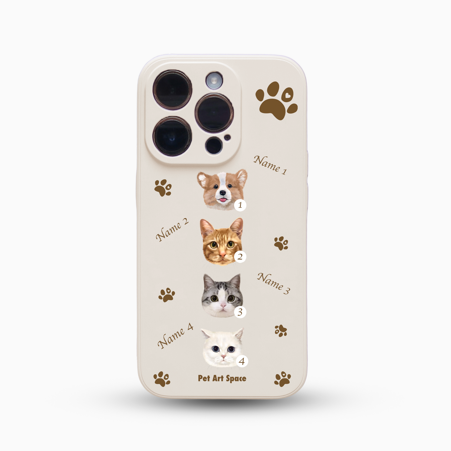 Paws for 4 Pets - Silicone Case - Ivoy