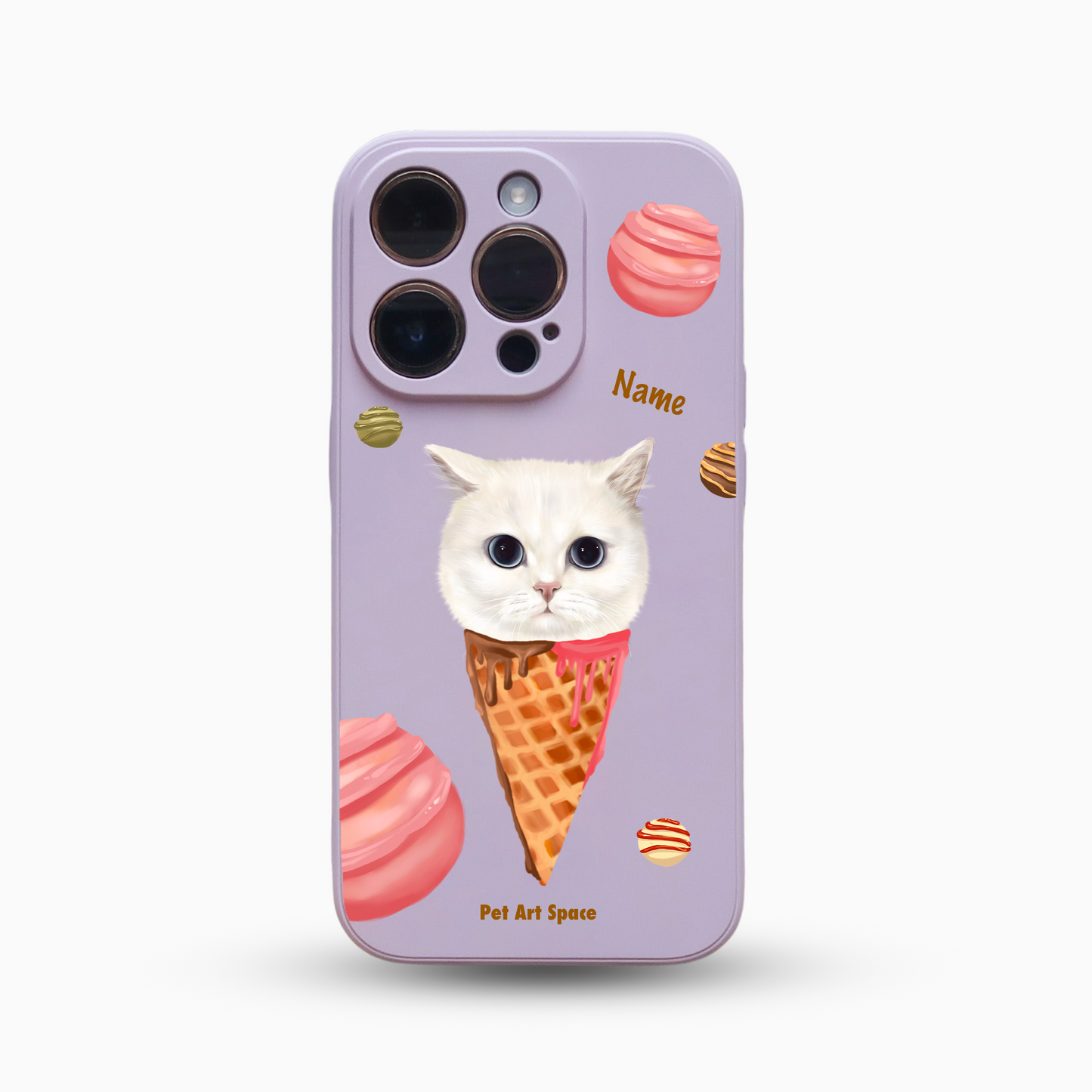 Ice Cream for 1 pet - Silicone Case Lavender