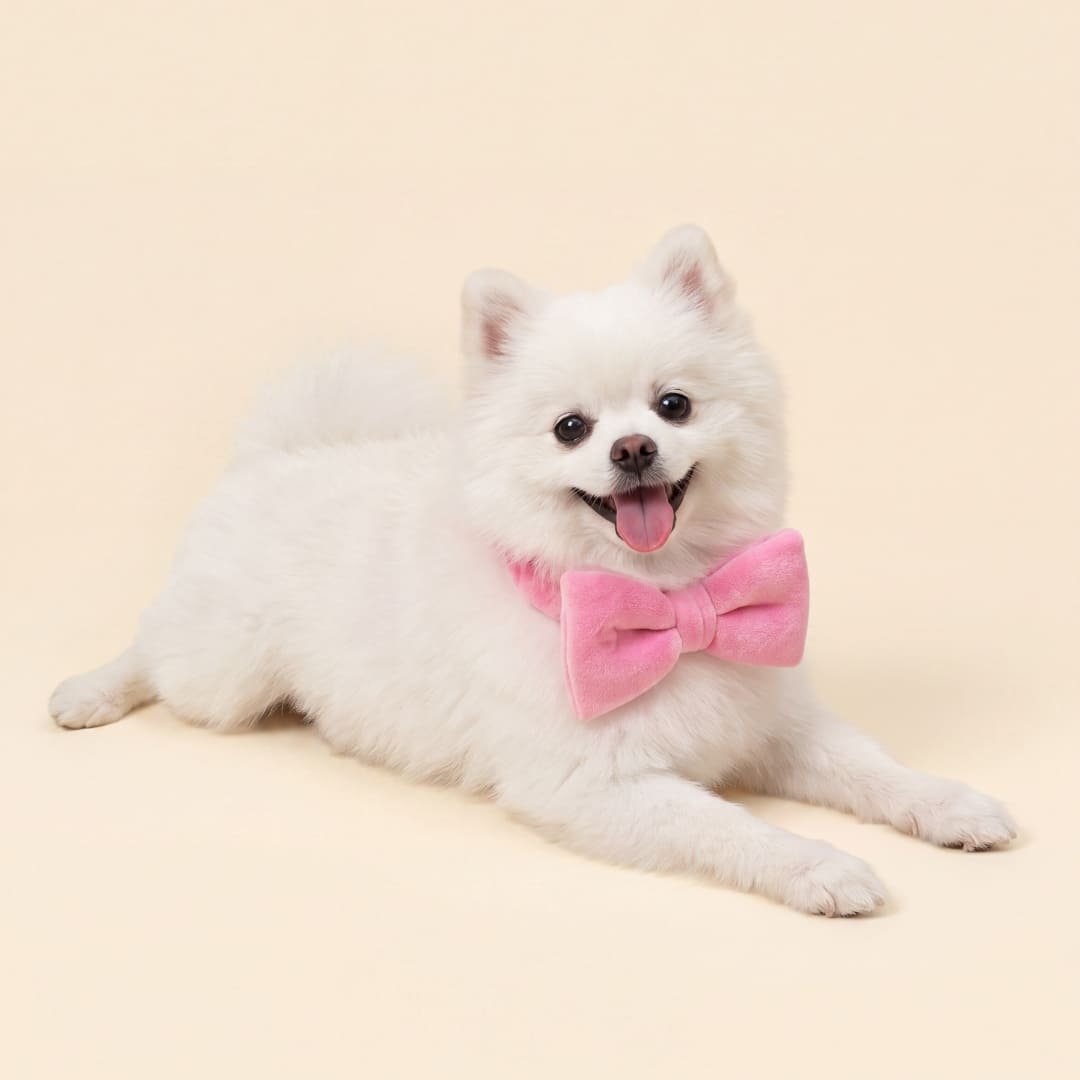 The Bow Tie (Pink) - Pet Bib