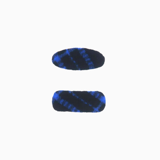 Hair Clips - Midnight Plaid (2pc)