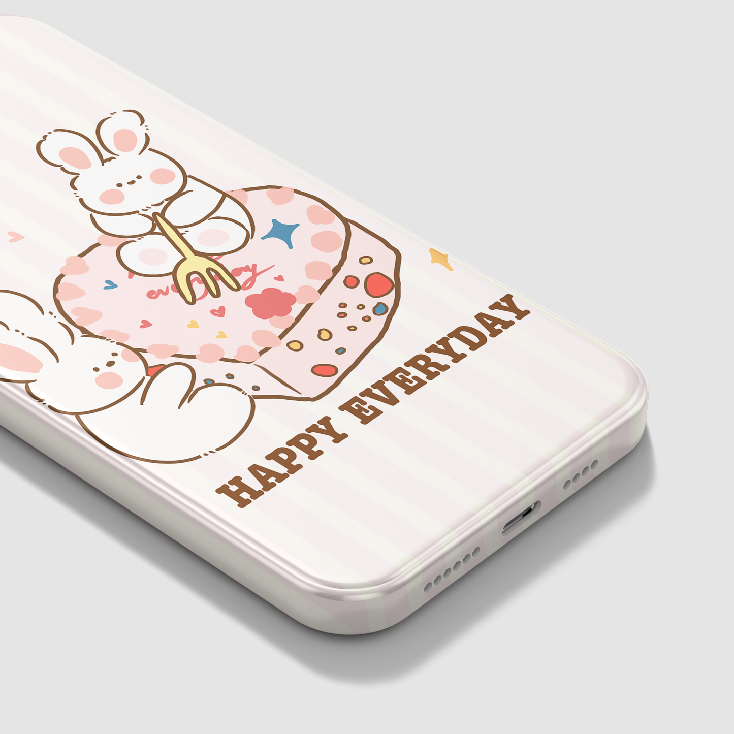 Cake and Rabbit - Slim Phone Case