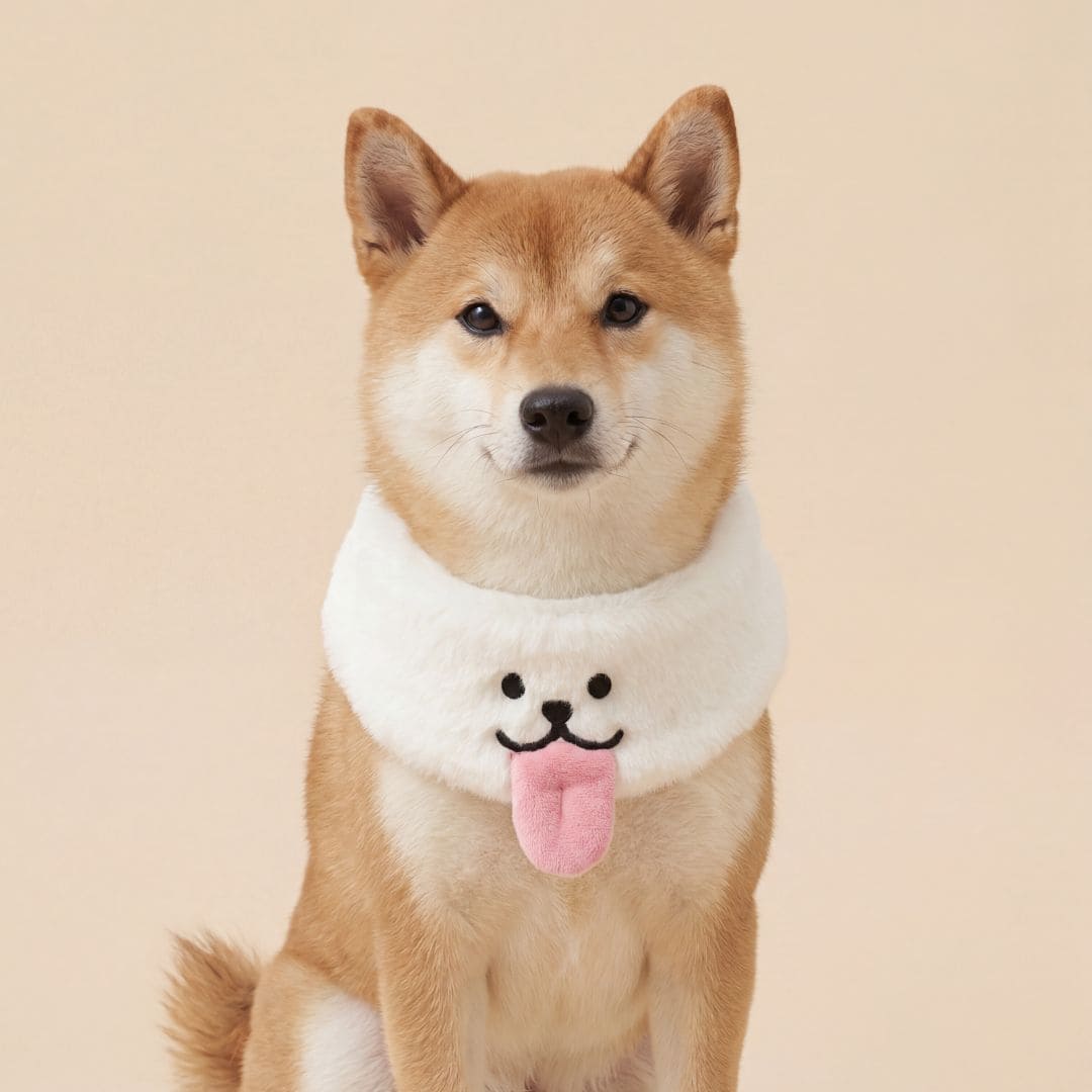 Pet Bib - Puppy Kiss (Cream)