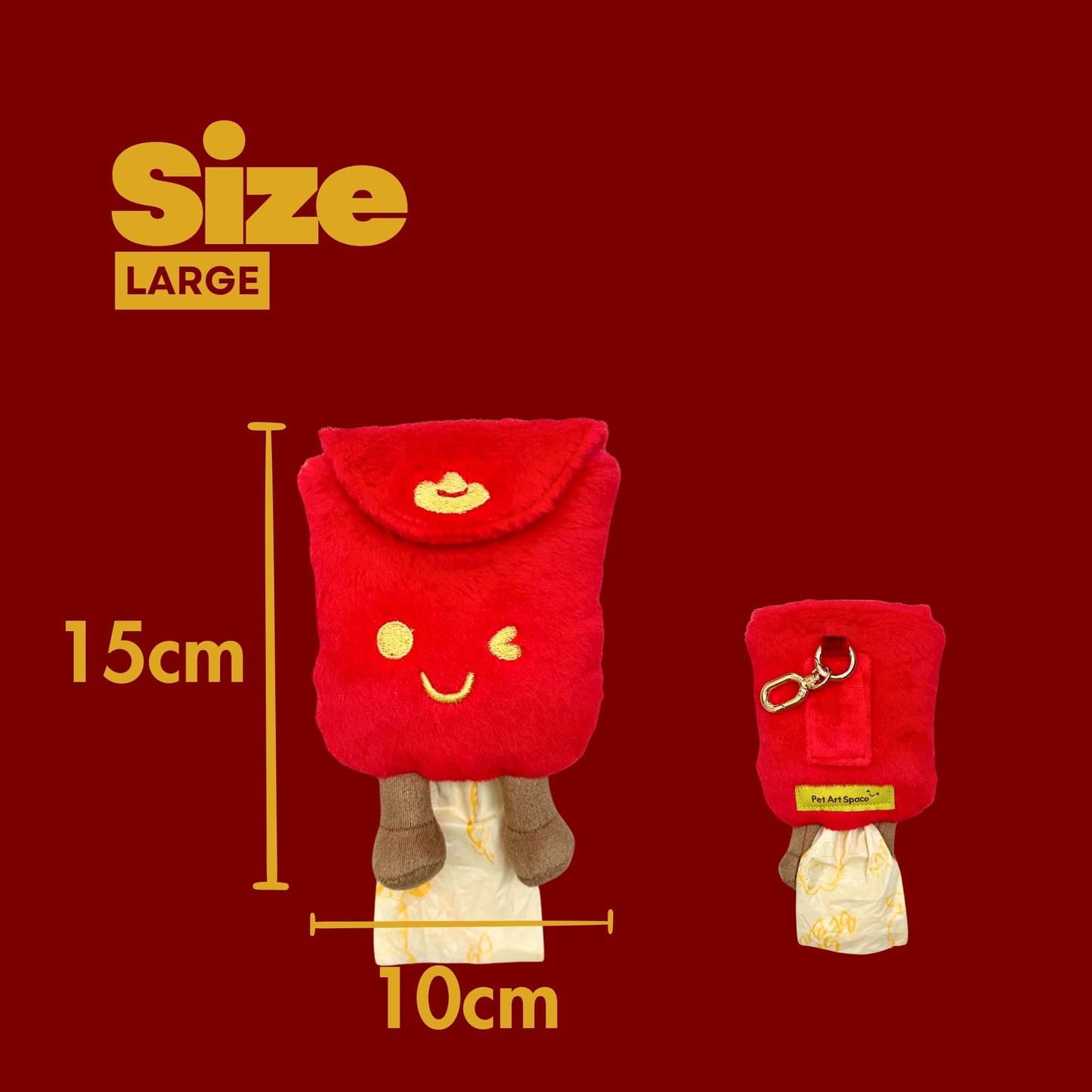 Red Pocket - Poop Bag Carrier