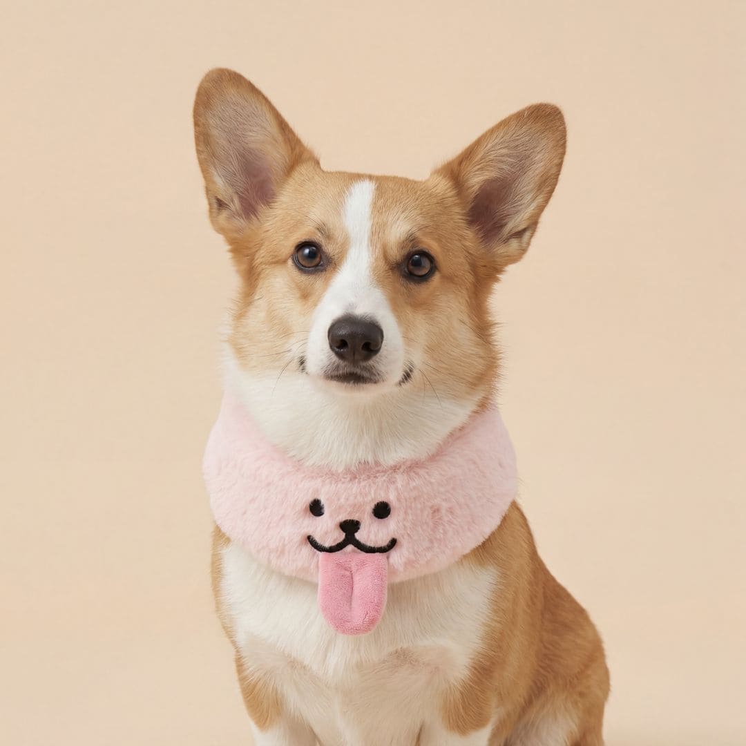 Pet Bib - Puppy Kiss (Pink)