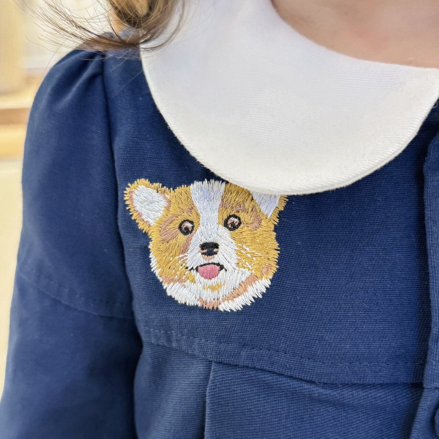 Custom Embroidered Girl’s Coat