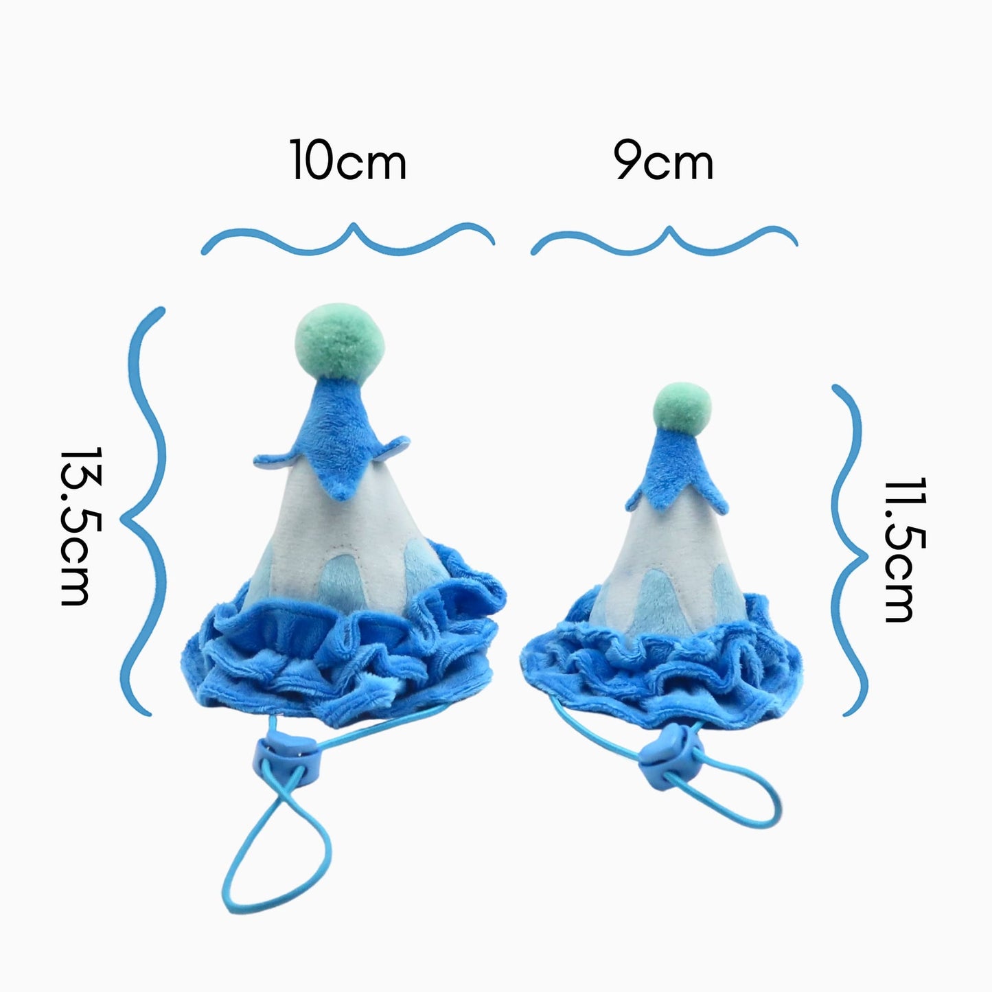 Birthday Cake Bib Set (Blue)