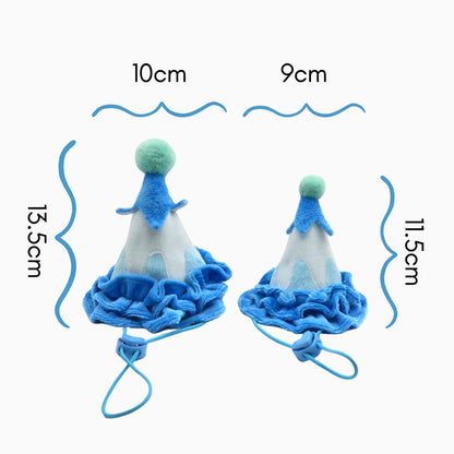 Birthday Cake Bib Set (Blue)