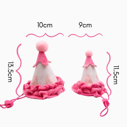 Birthday Cake Bib Set (Pink)