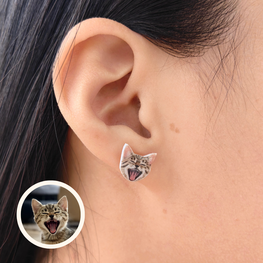 Custom Pet Ear Studs