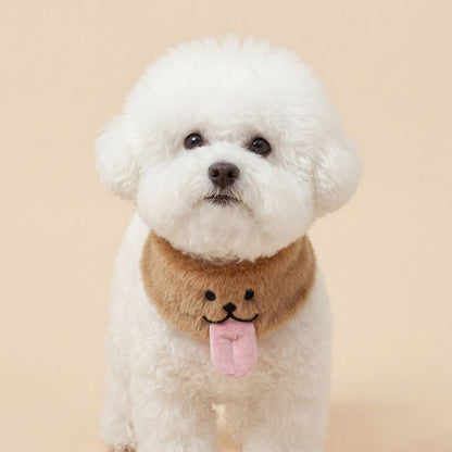 Pet Bib - Puppy Kiss (Brown)