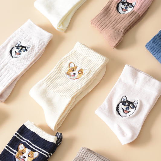 Custom Embroidered Socks Pack 7P