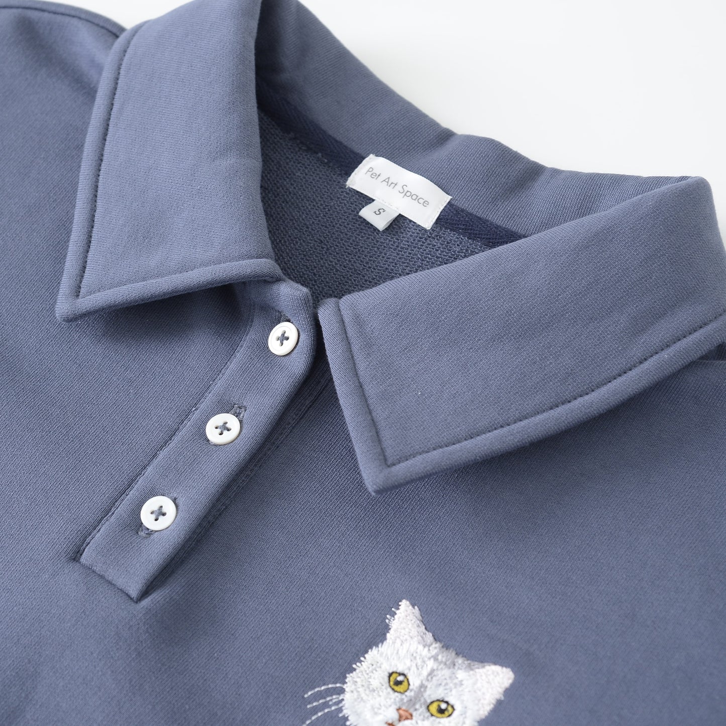 Custom Embroidered Half Button Up Sweatshirt